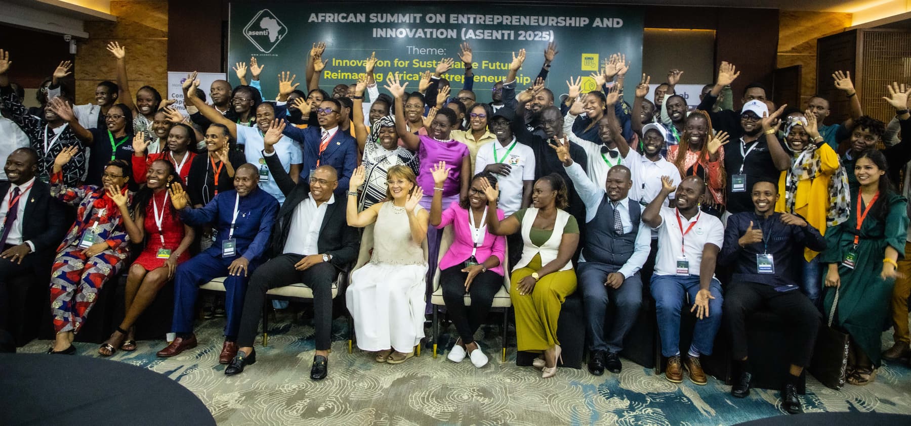 Delegates celebrating at ASENTI 2025